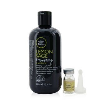 茶樹檸檬鼠尾草程序套裝：洗髮水 300ml + 護髮素 12x6ml (Tea Tree Lemon Sage Program Set: Shampoo 300ml + Hair Lotion 12x6ml)