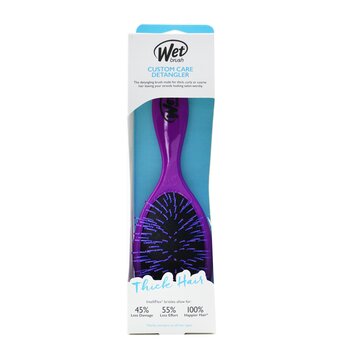Wet Brush Custom Care Detangler 厚毛刷 - # Purple BWR830CCPR (Custom Care Detangler Thick Hair Brush - # Purple BWR830CCPR)
