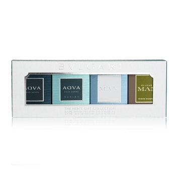 男士迷你香水盒：Aqva EDT + Aqva Marine EDT + Wood Essence EDP + Glacial Essence EDP