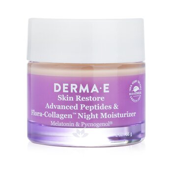 Derma E 多肽和植物膠原蛋白夜間保濕霜 (Skin Restore Advanced Peptides & Flora Collagen Night Moisturizer)