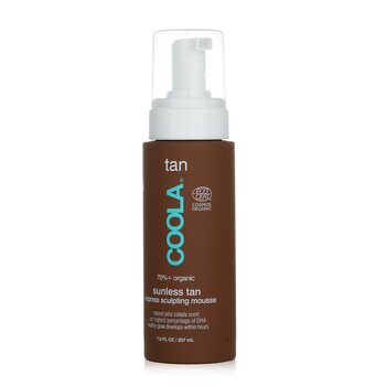 Coola 有機 Sunless Tan Express 塑形慕斯 (Organic Sunless Tan Express Sculpting Mousse)