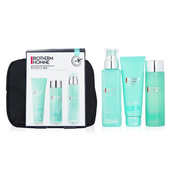 Homme Aquapower 3 組:潔面乳 + 爽膚水 200ml + 高級凝膠 100ml