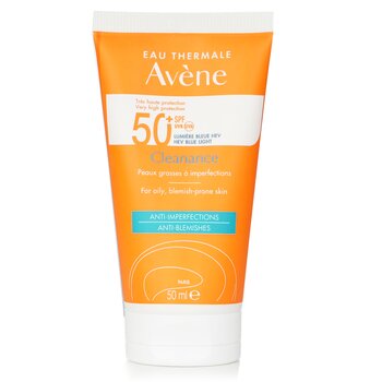 Avene 非常高的保護清潔太陽能 SPF50+ - 適合油性、易長斑的皮膚 (Very High Protection Cleanance Solar SPF50+ - For Oily, Blemish-Prone Skin)