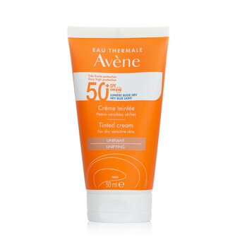 Avene 非常高保護的有色乳霜 SPF50+ - 適合乾性敏感肌膚 (Very High Protection Tinted Cream SPF50+ - For Dry Sensitive Skin)