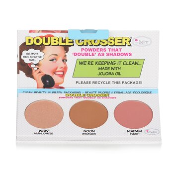 TheBalm Double Crosser（熒光筆、古銅色和腮紅） (Double Crosser (Highlighter, Bronzer & Blush))