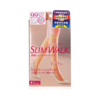 SlimWalk 美腿彈力襪-#米色（尺碼：S-M） (Compression Stockings for Beautiful Legs - # Beige (Size: S-M))