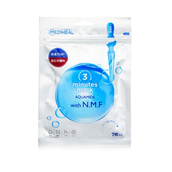 Mediheal 3 分鐘面膜 Aquamide with N.M.F (日本版) (3 Minutes Mask Aquamide with N.M.F (Japan Version))