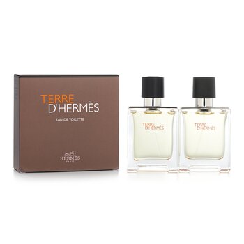 Terre D'Hermes Coffret：2x 淡香水噴霧 50ml/1.6oz (Terre D'Hermes Coffret)