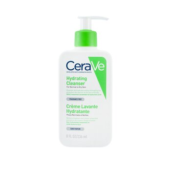 CeraVe 適合中性至乾性皮膚的保濕潔面乳（帶泵） (Hydrating Cleanser For Normal to Dry Skin (With Pump))