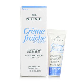 Nuxe Creme Fraiche De Beaute 48HR 保濕豐盈面霜禮盒套裝（中性膚質） (Creme Fraiche De Beaute 48HR Moisturising Plumping Cream Gift Set (For Normal Skin))