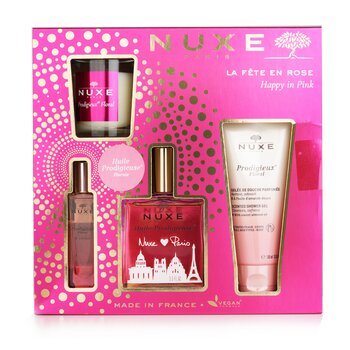 Nuxe La Fete En Rose - 粉色快樂套裝： (La Fete En Rose - Happy in Pink Set)