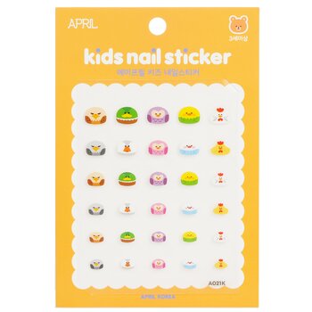四月兒童指甲貼 - # A021K (April Kids Nail Sticker - # A021K)