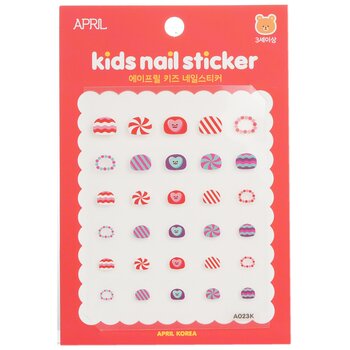 四月兒童指甲貼 - # A023K (April Kids Nail Sticker - # A023K)