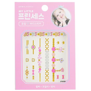 April Korea 公主寶石身體貼紙 - # JT003K (Princess Jewel Body Sticker - # JT003K)