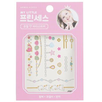 April Korea 公主寶石身體貼紙 - # JT005K (Princess Jewel Body Sticker - # JT005K)