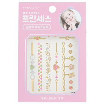 April Korea 公主寶石身體貼紙 - # JT006K (Princess Jewel Body Sticker - # JT006K)
