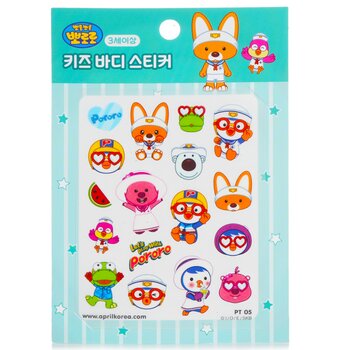 April Korea Pororo 身體貼紙 - # PT05 (Pororo Body Sticker - # PT05)