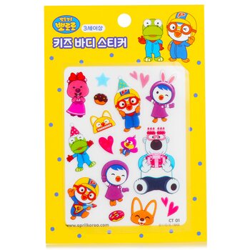 April Korea Pororo 身體貼紙 - # CT01 (Pororo Body Sticker - # CT01)