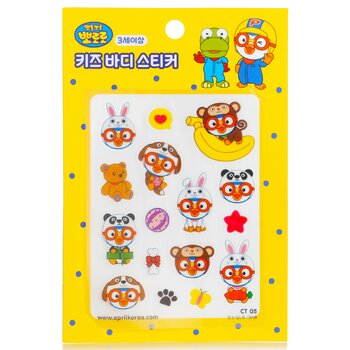 April Korea Pororo 身體貼紙 - # CT05 (Pororo Body Sticker - # CT05)