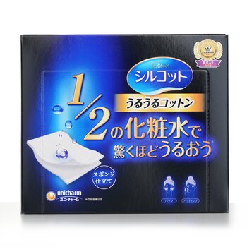 Unicharm Silcot 海綿 UruUru Touch 面部棉 (Silcot Sponge UruUru Touch Facial Cotton)