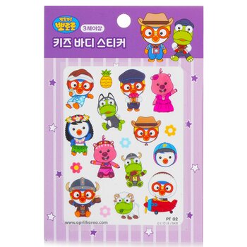 April Korea Pororo 身體貼紙 - # PT02 (Pororo Body Sticker - # PT02)