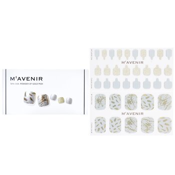 Mavenir 指甲貼-#金足粉 (Nail Sticker (Patterned) - # Powder Of Gold Pedi)