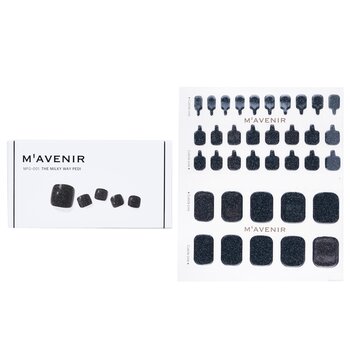 Mavenir 指甲貼-#The Milky Way Pedi (Nail Sticker (Black) - # The Milky Way Pedi)