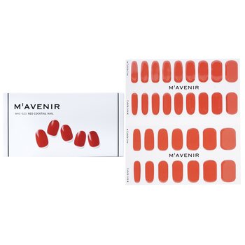 Mavenir 美甲貼-#紅色雞尾酒美甲 (Nail Sticker (Red) - # Red Cocktail Nail)