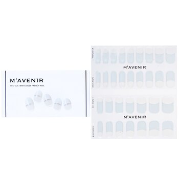 Mavenir 美甲貼 - # White Deep French Nail (Nail Sticker (White) - # White Deep French Nail)