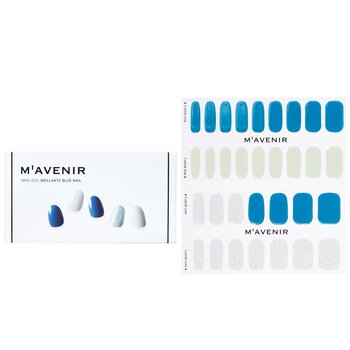 Mavenir 指甲貼 - #Brillante Blue Nail (Nail Sticker (Blue) - # Brillante Blue Nail)