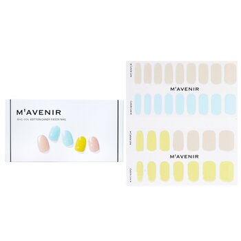 Mavenir 美甲貼-#棉花糖嘉年華美甲 (Nail Sticker (Assorted Colour) - # Cotton Candy Fiesta Nail)