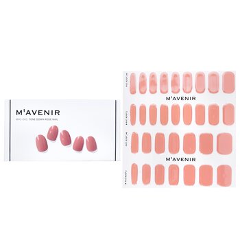 Mavenir 美甲貼 - # Tone Down Rose Nail (Nail Sticker (Pink) - # Tone Down Rose Nail)