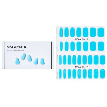 Mavenir 美甲貼-#經典薄荷美甲 (Nail Sticker (Blue) - # Classic Mint Nail)