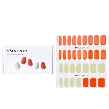 Mavenir 美甲貼-#秋意美甲 (Nail Sticker (Orange) - # Autumn Mood Nail)