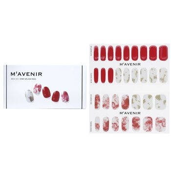 Mavenir 指甲貼-#Vino Splash Nail (Nail Sticker (Red) - # Vino Splash Nail)