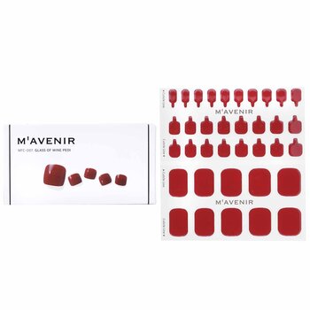 Mavenir 指甲貼 - # Glass Of Wine Pedi (Nail Sticker (Red) - # Glass Of Wine Pedi)