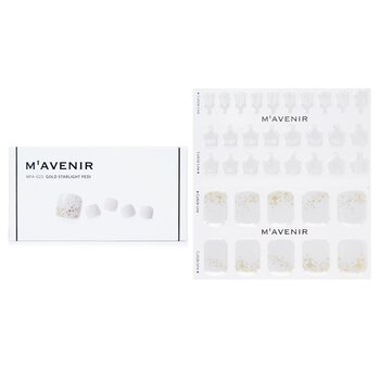 Mavenir 指甲貼-#Gold Starlight Pedi (Nail Sticker (White) - # Gold Starlight Pedi)