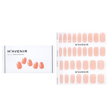 Mavenir 美甲貼-#春珊瑚美甲 (Nail Sticker (Orange) - # Spring Coral Nail)