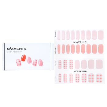 Mavenir 美甲貼-#野餐日美甲 (Nail Sticker (Pink) - # Picnic Day Nail)