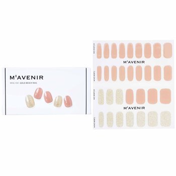 Mavenir 指甲貼-#金沙灘甲 (Nail Sticker (Pink) - # Gold Beach Nail)