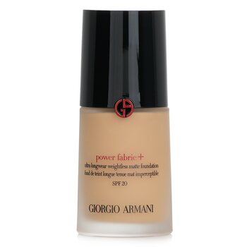 Giorgio Armani POWER FABRIC + 升級版零瑕持久粉底液 SPF 20 - # 4.5 (Power Fabric+ Ultra Longwear Weightless Matte Foundation SPF 20 - # 4.5)