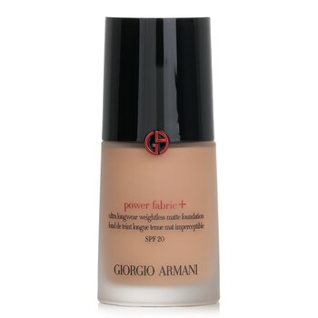 Giorgio Armani POWER FABRIC + 升級版零瑕持久粉底液 SPF 20 - # 5.5 (Power Fabric+ Ultra Longwear Weightless Matte Foundation SPF 20 - # 5.5)