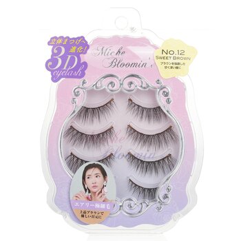 Miche Bloomin 3D 睫毛 - #12 Sweet Brown (3D Eyelash - # 12 Sweet Brown)