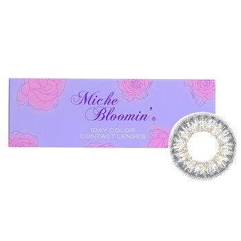 Miche Bloomin Quarter Veil 1 天彩色隱形眼鏡（106 Shell Moon）- 0.00 (Quarter Veil 1 Day Color Contact Lenses (106 Shell Moon) - 0.00)