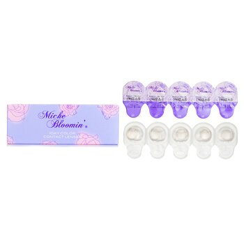 Miche Bloomin Quarter Veil 1 天彩色隱形眼鏡（107 Clear Grege） - - 2.00 (Quarter Veil 1 Day Color Contact Lenses (107 Clear Grege) - - 2.00)