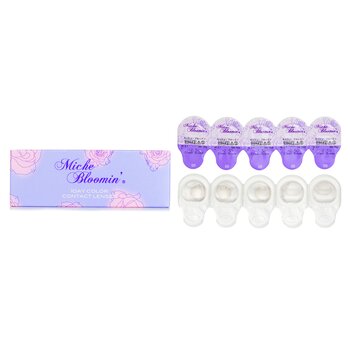 Miche Bloomin Quarter Veil 1 天彩色隱形眼鏡（107 Clear Grege） - - 2.50 (Quarter Veil 1 Day Color Contact Lenses (107 Clear Grege) - - 2.50)