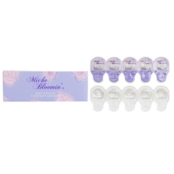 Miche Bloomin Quarter Veil 1 天彩色隱形眼鏡（107 Clear Grege） - - 3.50 (Quarter Veil 1 Day Color Contact Lenses (107 Clear Grege) - - 3.50)
