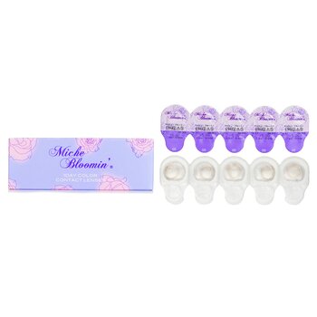 Miche Bloomin Quarter Veil 1 天彩色隱形眼鏡（107 Clear Grege） - - 5.00 (Quarter Veil 1 Day Color Contact Lenses (107 Clear Grege) - - 5.00)