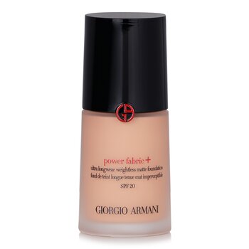 Giorgio Armani POWER FABRIC+ 升級版零瑕持久粉底液 SPF 20 - # 5.25 (Power Fabric+ Ultra Longwear Weightless Matte Foundation SPF 20 - # 5.25)