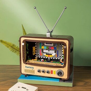 Pantasy 1960 年代復古電視 (Retro 1960s Television Building Bricks Set)